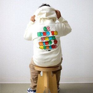 P/C x SmileyWorld Youth Be Kind To Your Mind Peace Print Hoodie Size Large